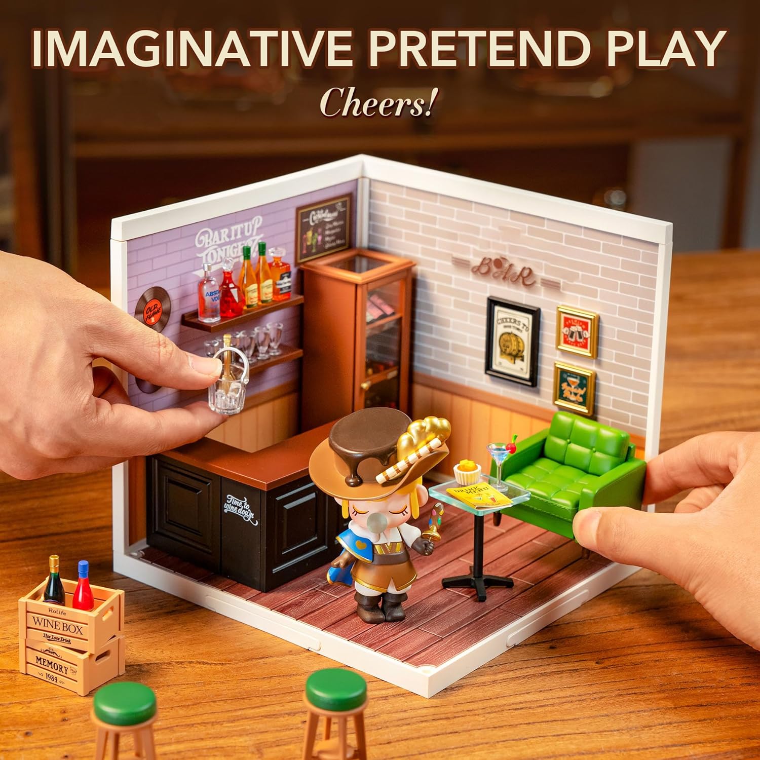 3D Leisurely Cheers Bar