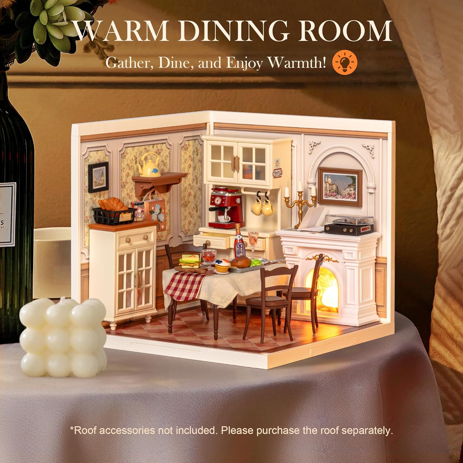 3D Warm Dining Room